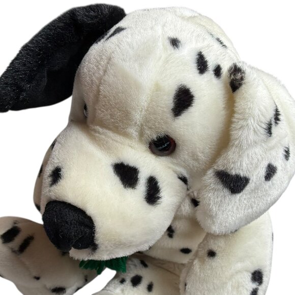 Commonwealth Dalmation Dog Plush Puppy Stuffed Animal Christmas Red Scarf - Picture 2 of 11